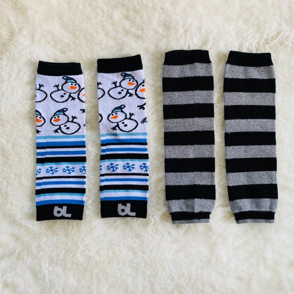 Baby Leg Warmers 2-pack Knee Protectors for Crawling Babies